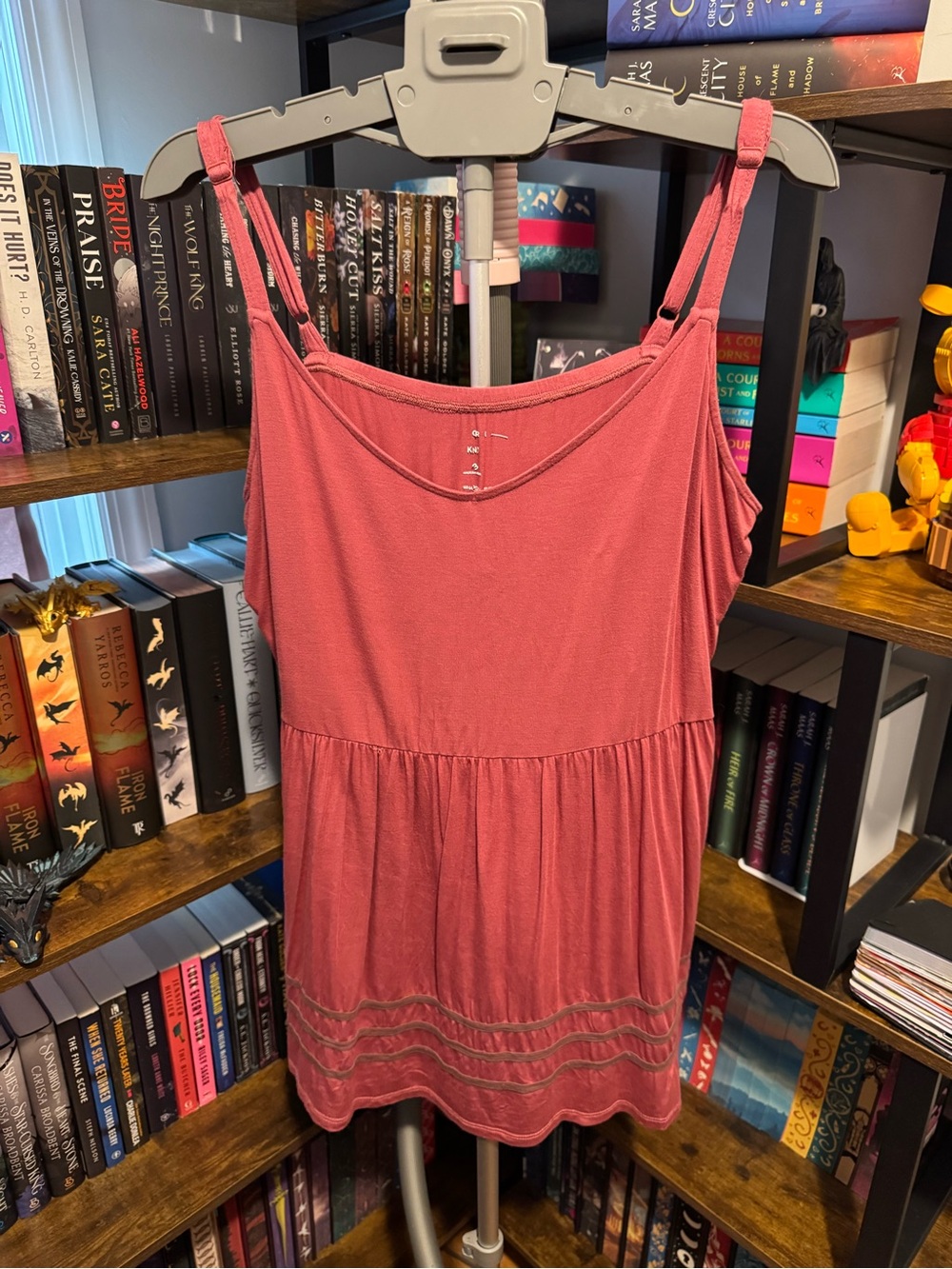torrid Rose Rust Adjustable-Strap babydoll camisole